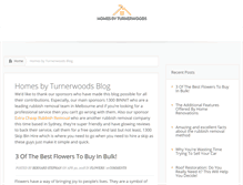 Tablet Screenshot of homesbyturnerwoods.com